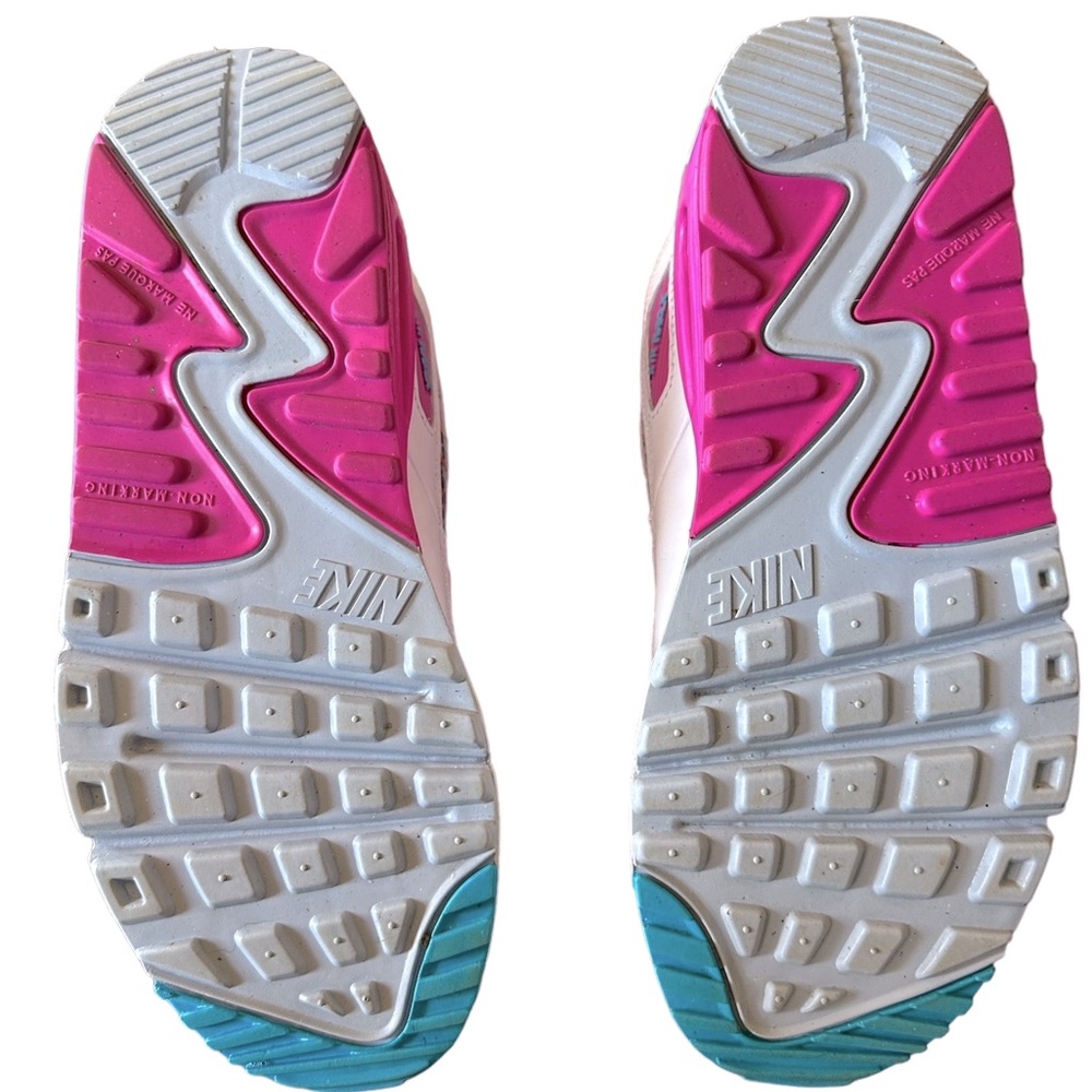 Nike Air Max 90 LTR SE White/Multi-color. 7 Ladies; 6 Youth; 38.5 Eur. New! - Picture 2 of 6